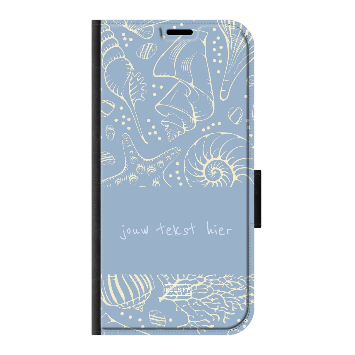 Naam °1 - Coastal Seashells Mix - Portemonnee Hoesje Maken