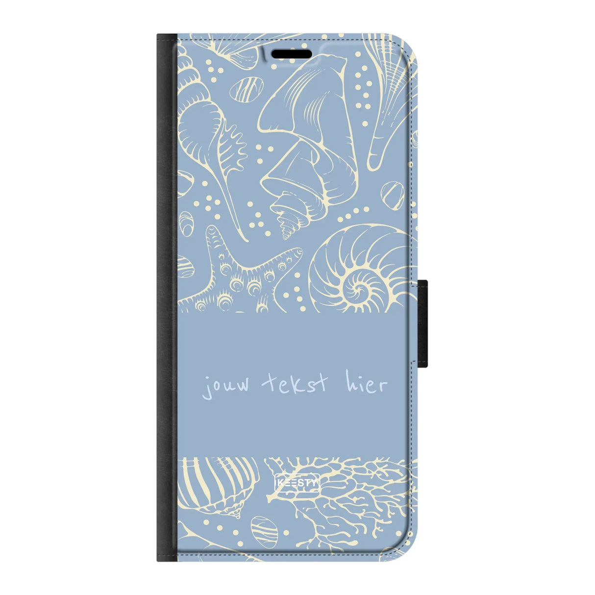 Naam °1 - Coastal Seashells Mix - Portemonnee Hoesje Maken