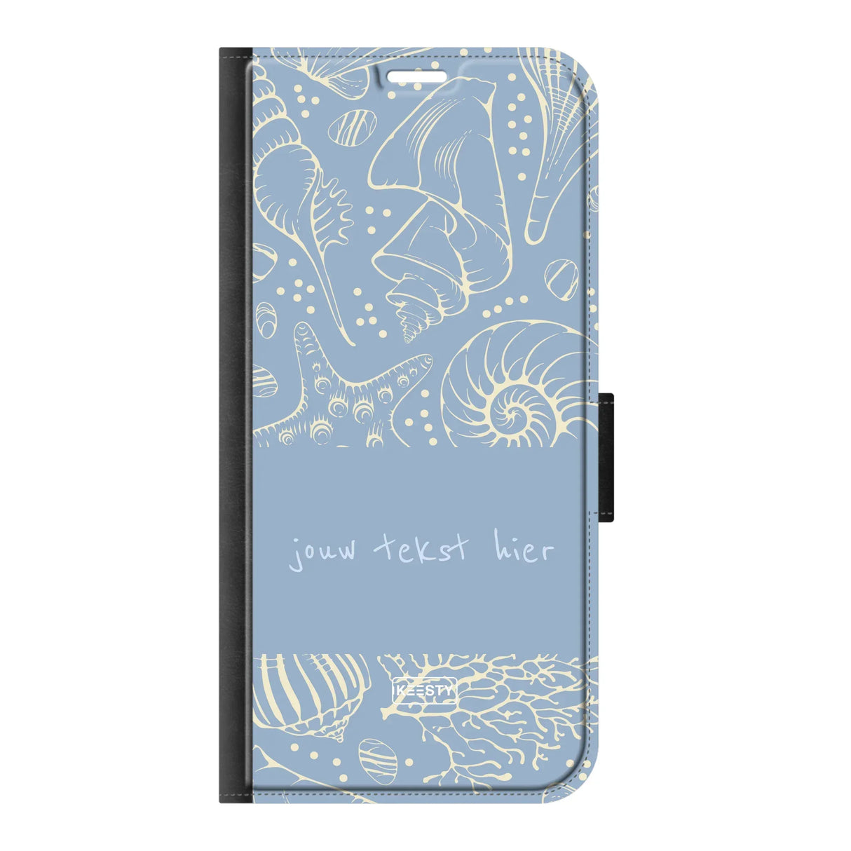 Naam °1 - Coastal Seashells Mix - Portemonnee Hoesje Maken