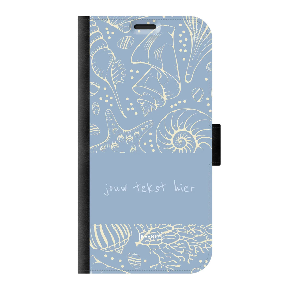 Naam °1 - Coastal Seashells Mix - Portemonnee Hoesje Maken