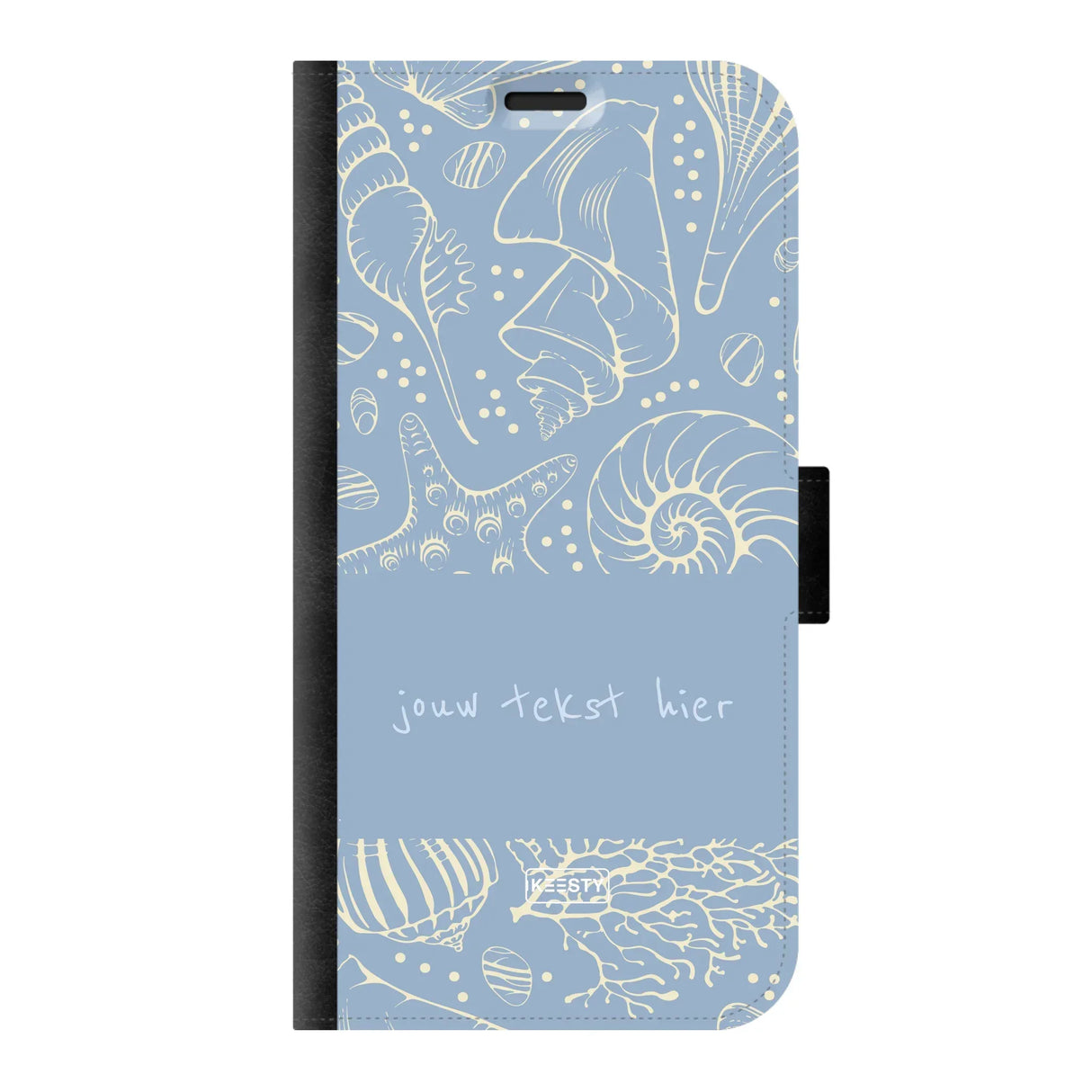 Naam °1 - Coastal Seashells Mix - Portemonnee Hoesje Maken