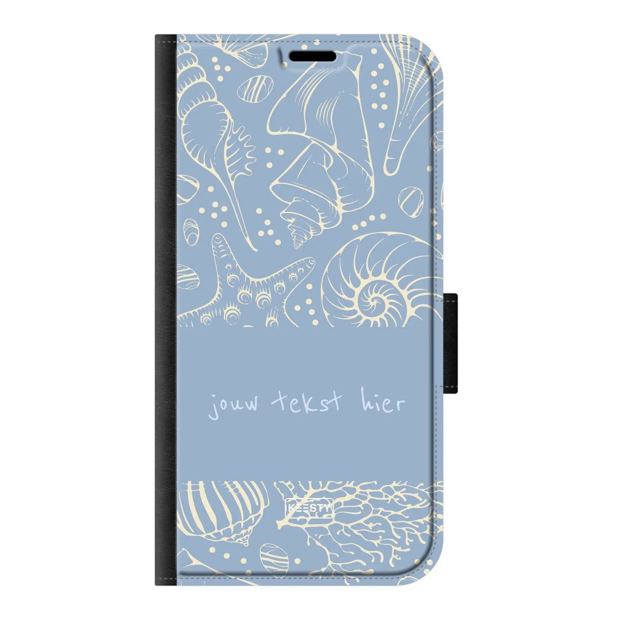 Naam °1 - Coastal Seashells Mix - Portemonnee Hoesje Maken