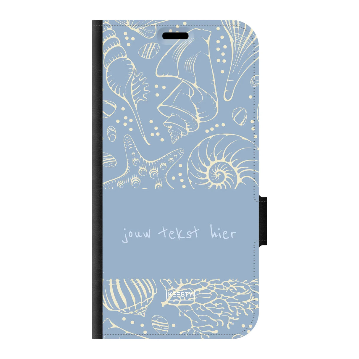 Naam °1 - Coastal Seashells Mix - Portemonnee Hoesje Maken