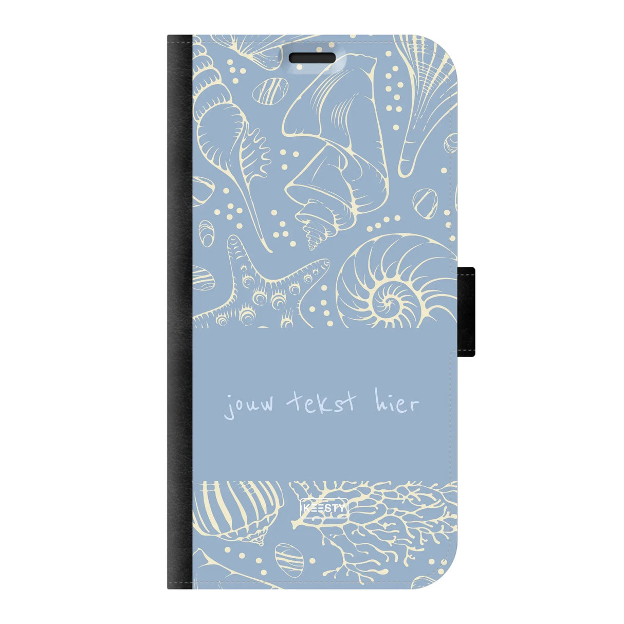 Naam °1 - Coastal Seashells Mix - Portemonnee Hoesje Maken
