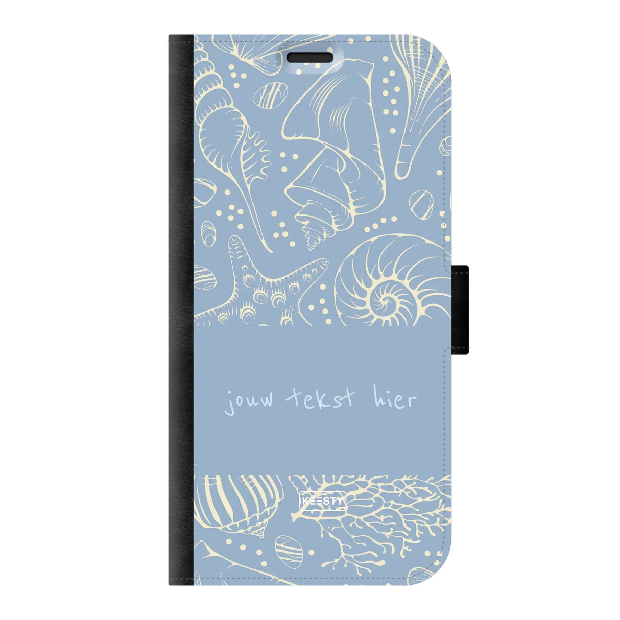 Naam °1 - Coastal Seashells Mix - Portemonnee Hoesje Maken