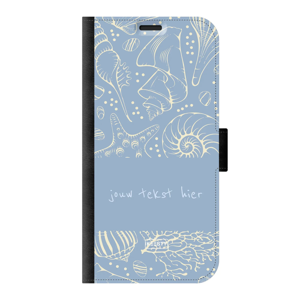 Naam °1 - Coastal Seashells Mix - Portemonnee Hoesje Maken