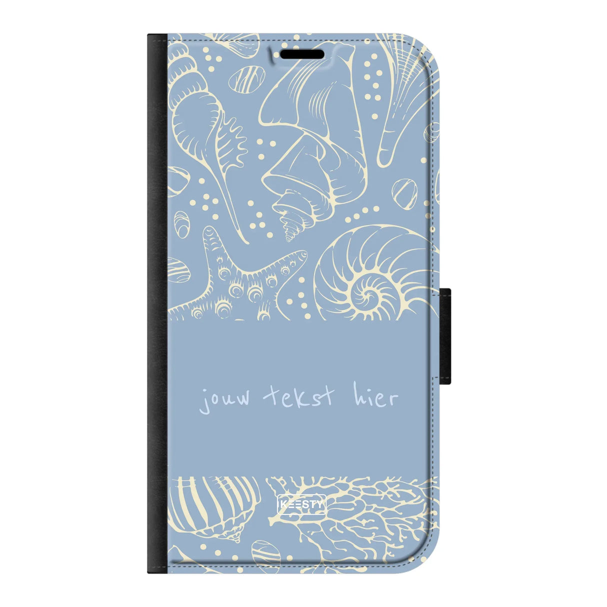 Naam °1 - Coastal Seashells Mix - Portemonnee Hoesje Maken