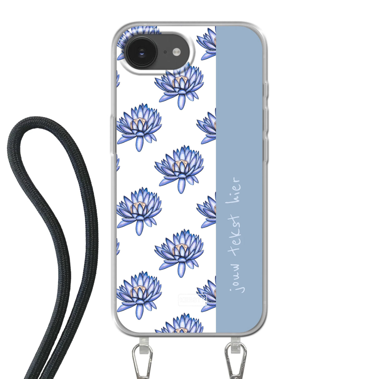 Naam °1 - Coastal Blue - Hoesje Met Koord Maken - Keesty
