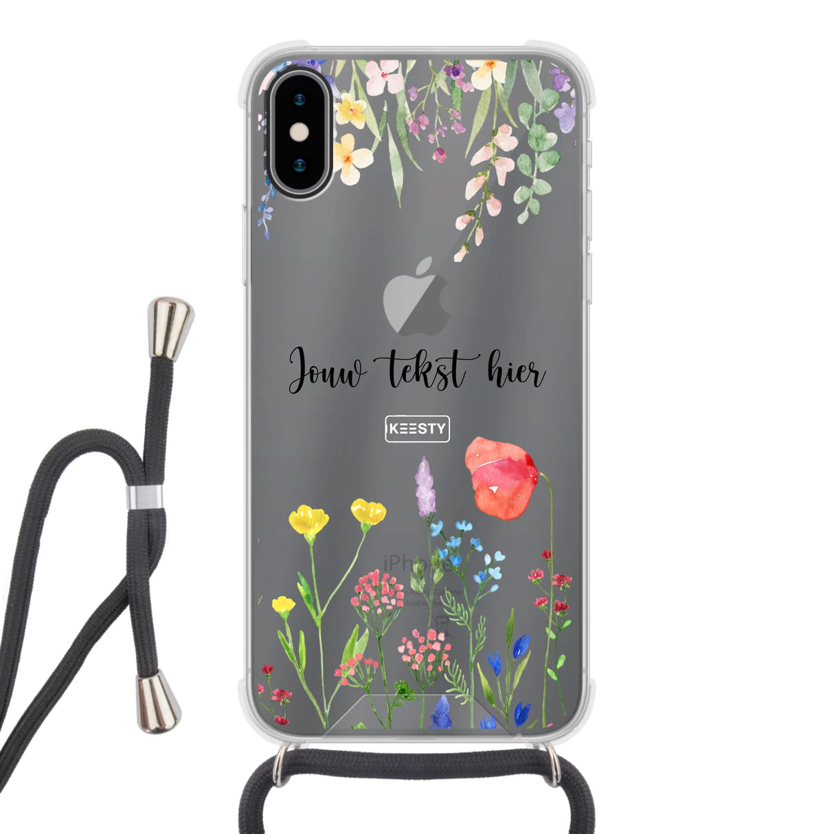 Floral °2 - Telefoonhoesje Maken - Hoesje met koord