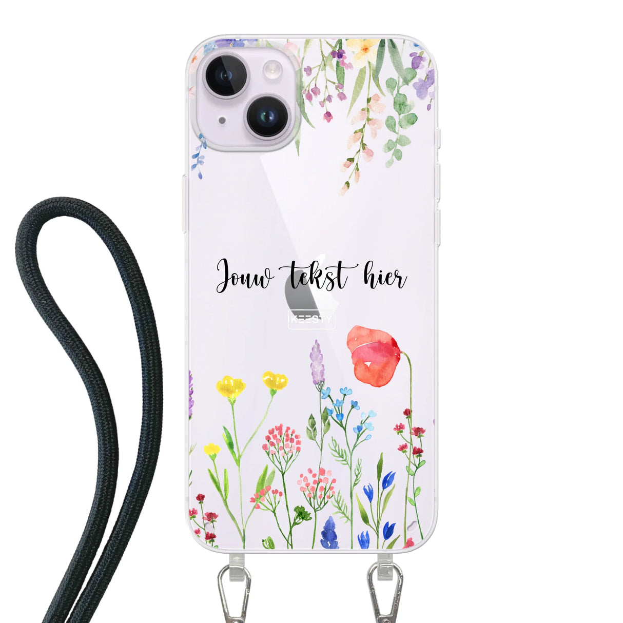 Floral °2 - Telefoonhoesje Maken - Hoesje met koord