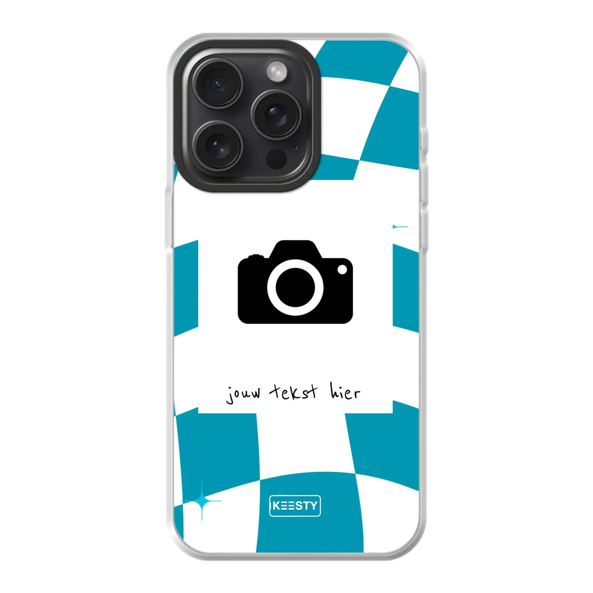 Apple iPhone 15 Pro Max hybrid case with magsafe back printed transparant