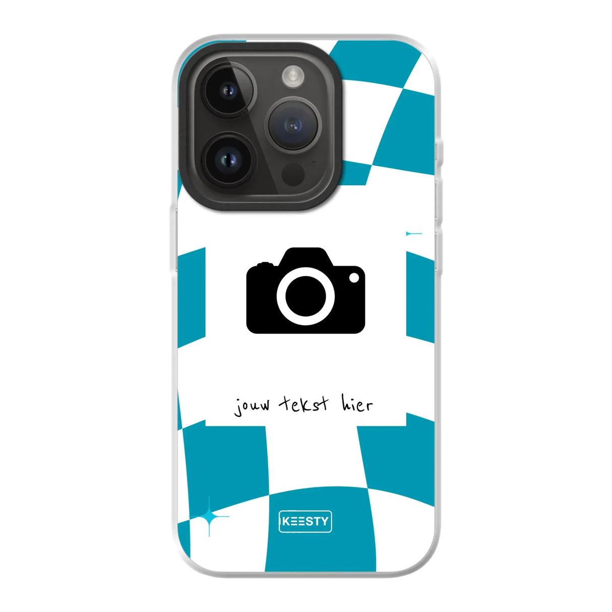 Apple iPhone 14 Pro case with magsafe back printed transparant