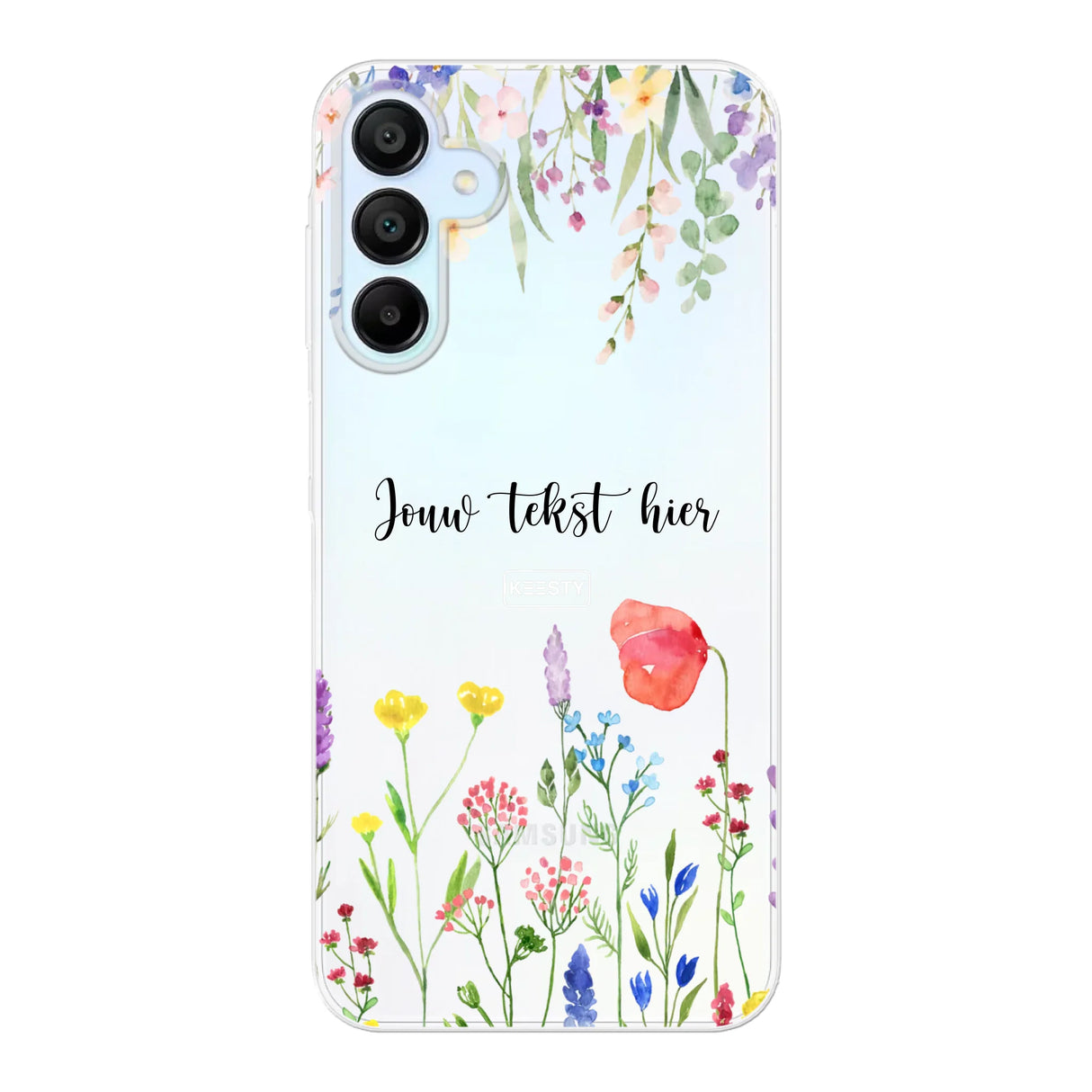Telefoonhoesje Met Foto Maken - Bloemen - Soft hoesje