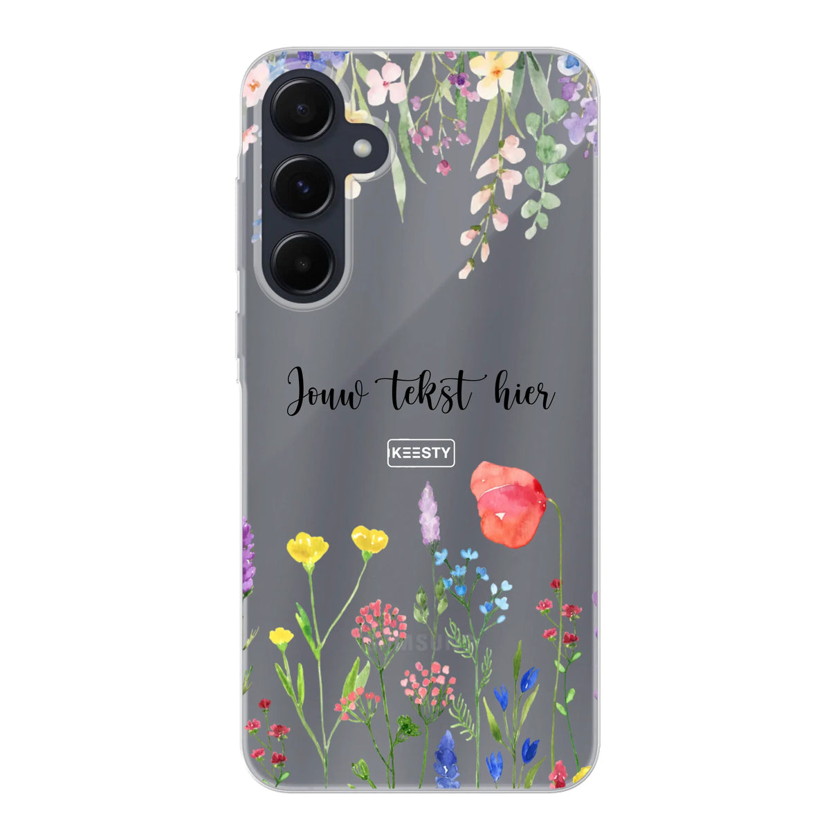 Telefoonhoesje Met Foto Maken - Bloemen - Soft hoesje