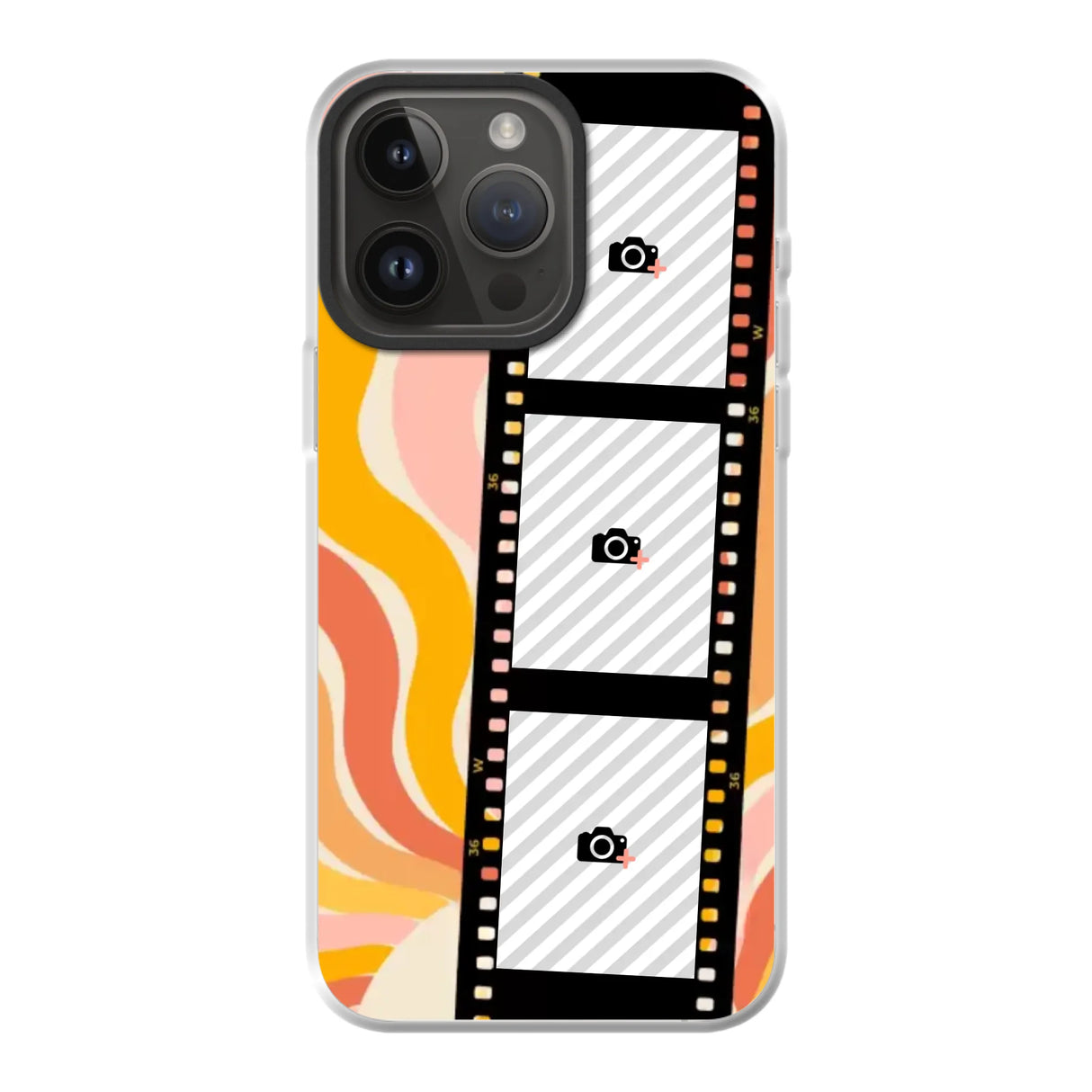 Apple iPhone 14 Pro Max case with magsafe back printed transparant