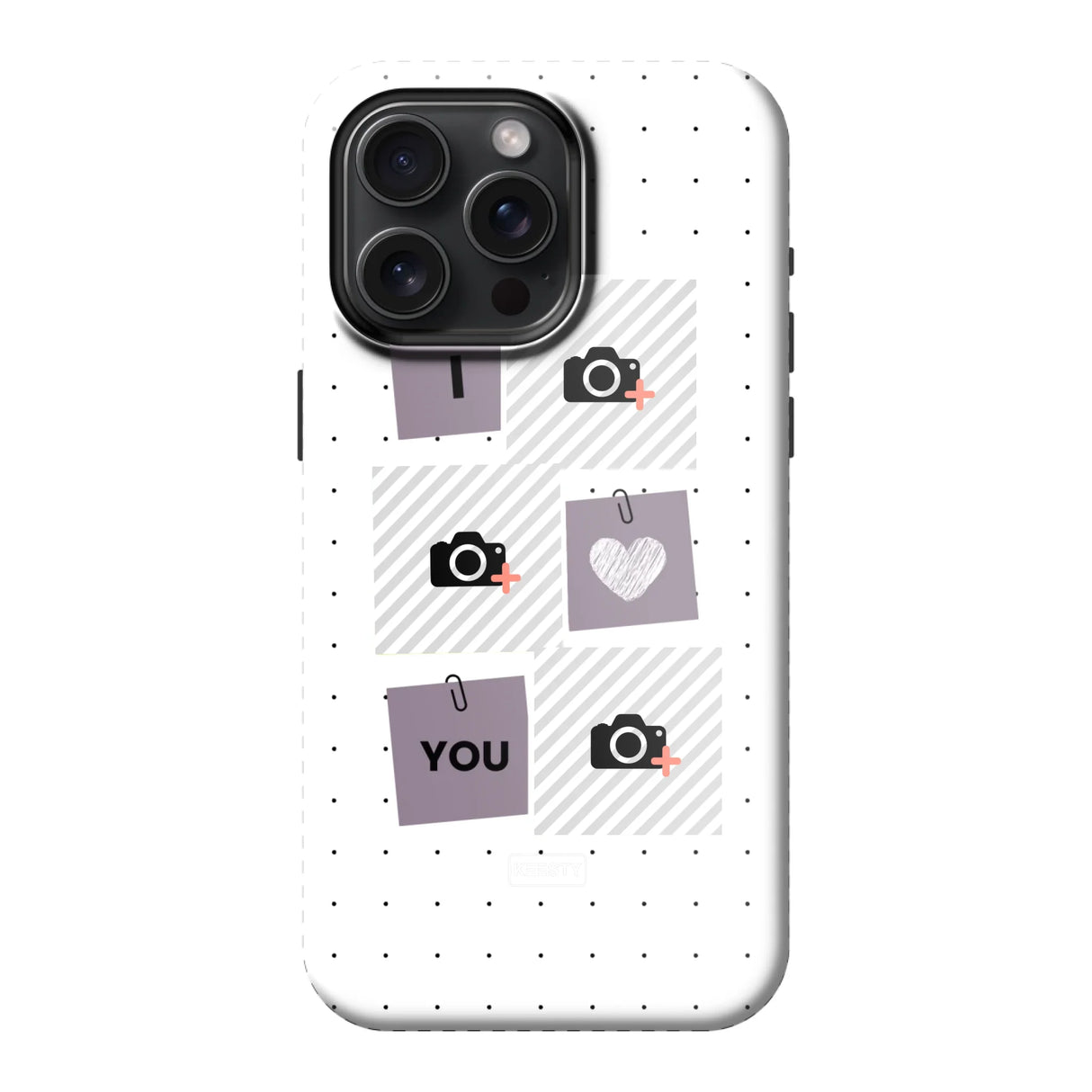 Apple iPhone 15 Pro Max MagSafe Tough case (fully printed, black insert)