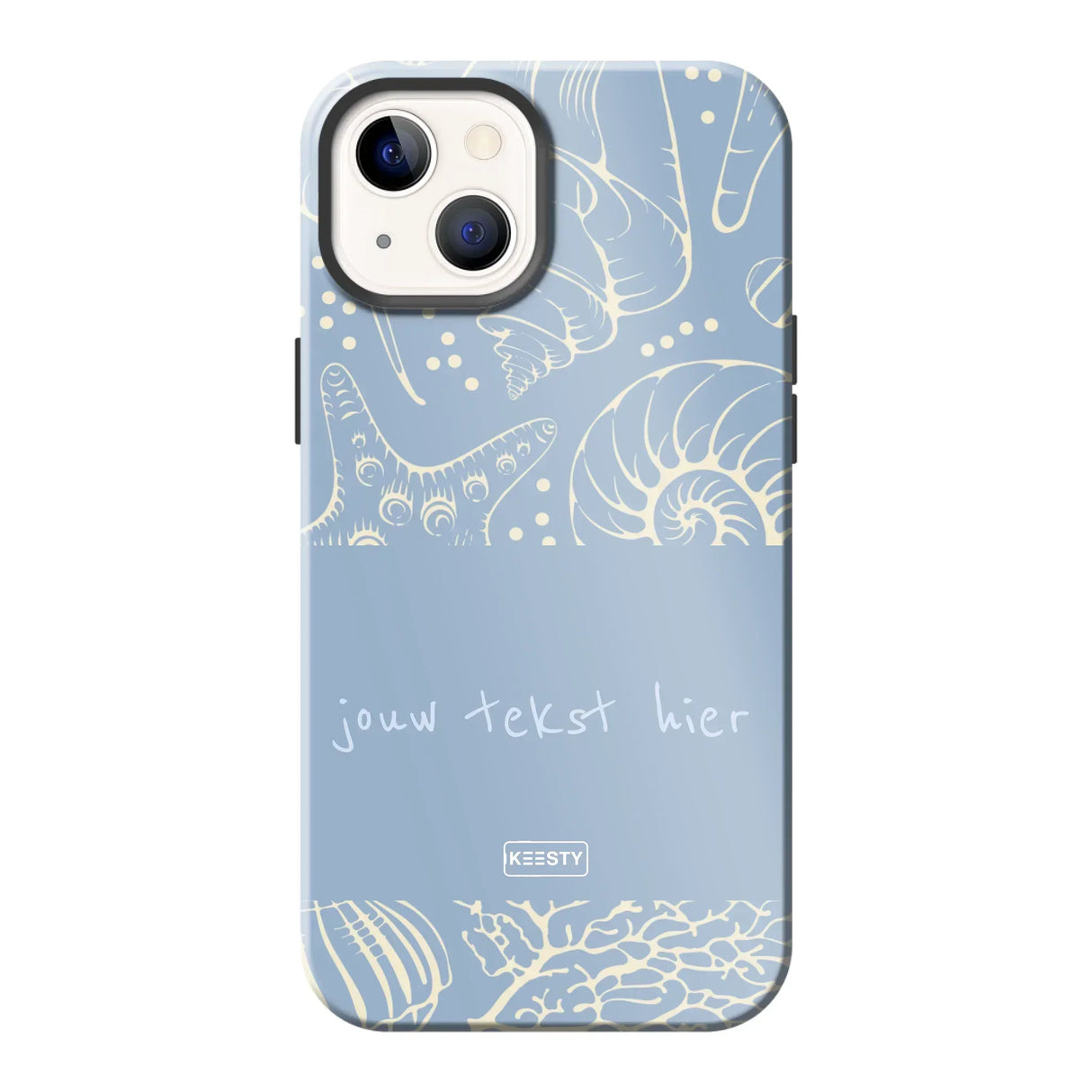 Naam °1 - Coastal Seashells Mix - MagSafe Tough hoesje Personaliseren