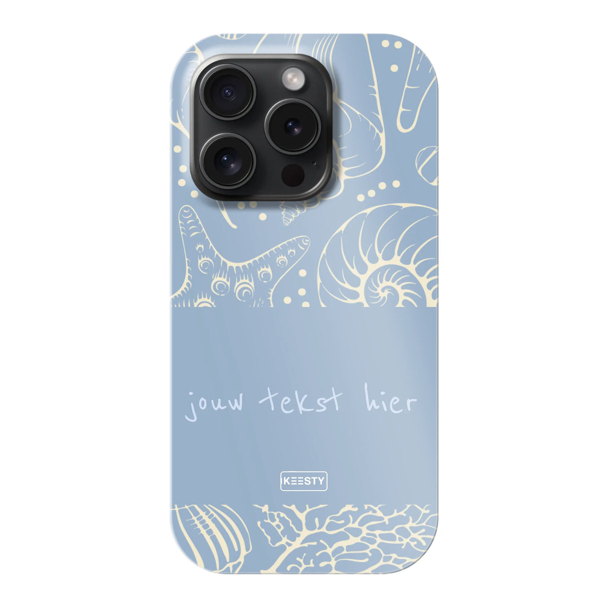 Naam °1 - Coastal Seashells Mix - Telefoonhoesje Maken