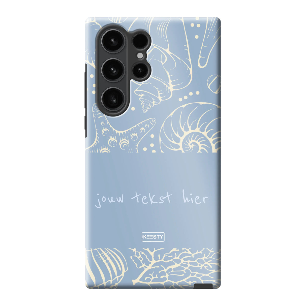 Naam °1 - Coastal Seashells Mix - Telefoonhoesje Maken