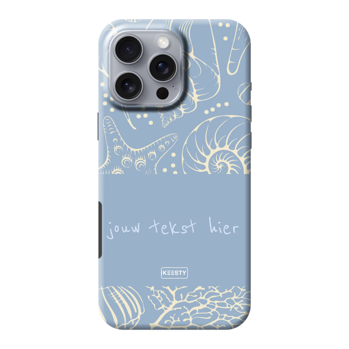 Naam °1 - Coastal Seashells Mix - Telefoonhoesje Maken