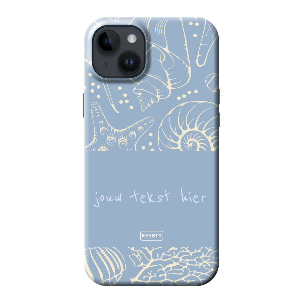 Naam °1 - Coastal Seashells Mix - Telefoonhoesje Maken