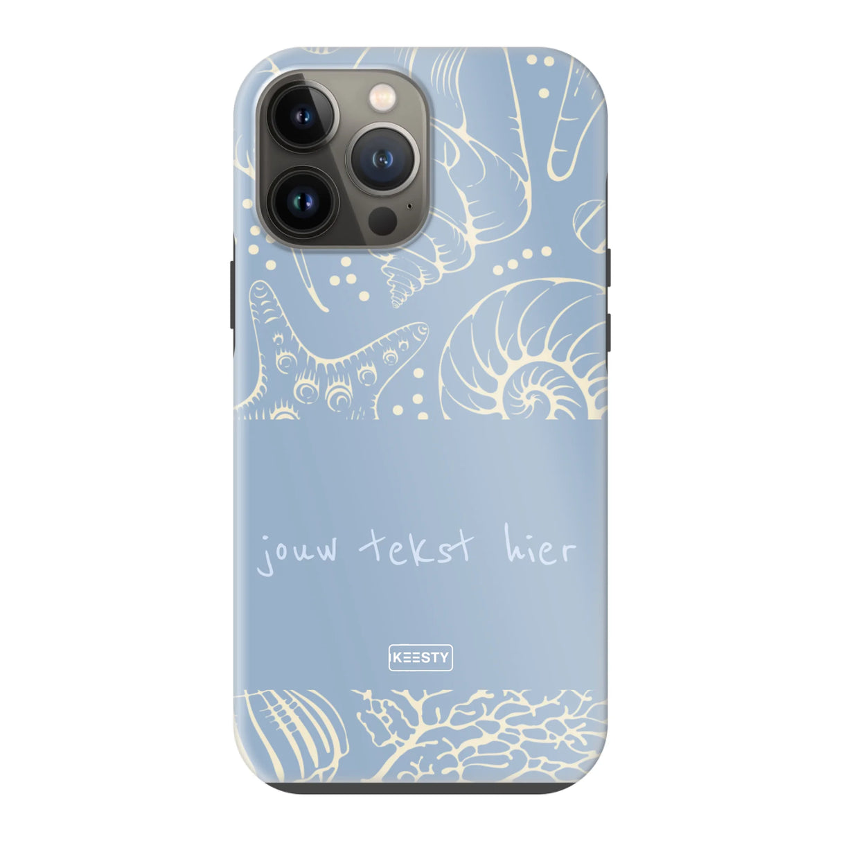 Naam °1 - Coastal Seashells Mix - Telefoonhoesje Maken