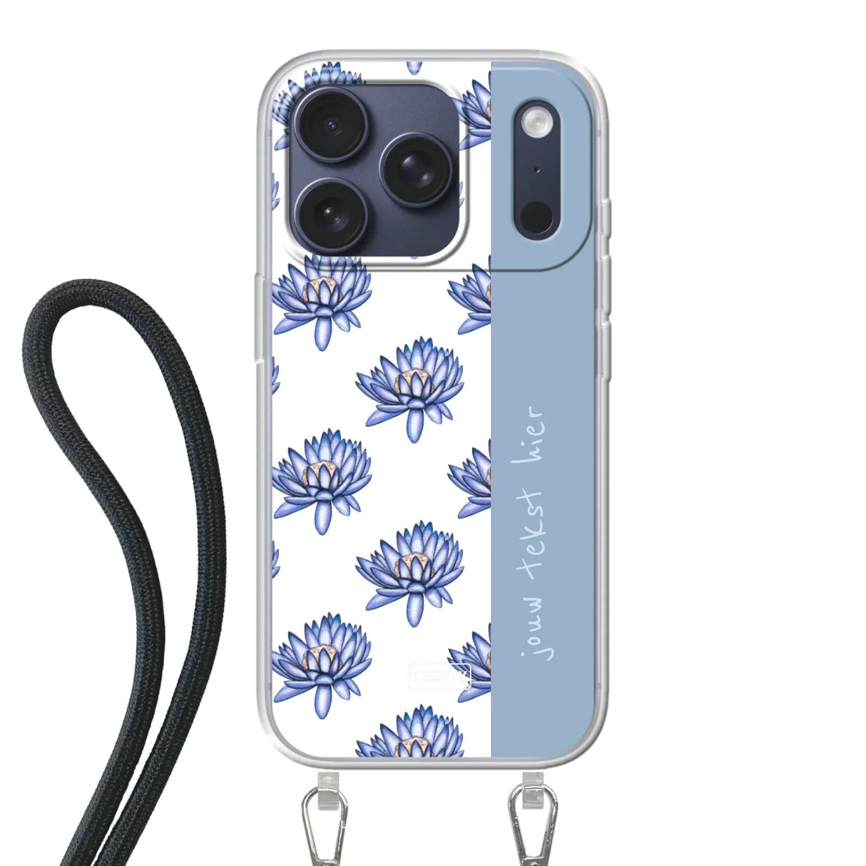 Apple iPhone 17 Pro Crossbody case (back printed, transparent)