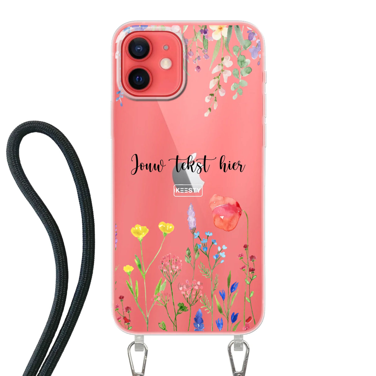 Floral °2 - Telefoonhoesje Maken - Hoesje met koord