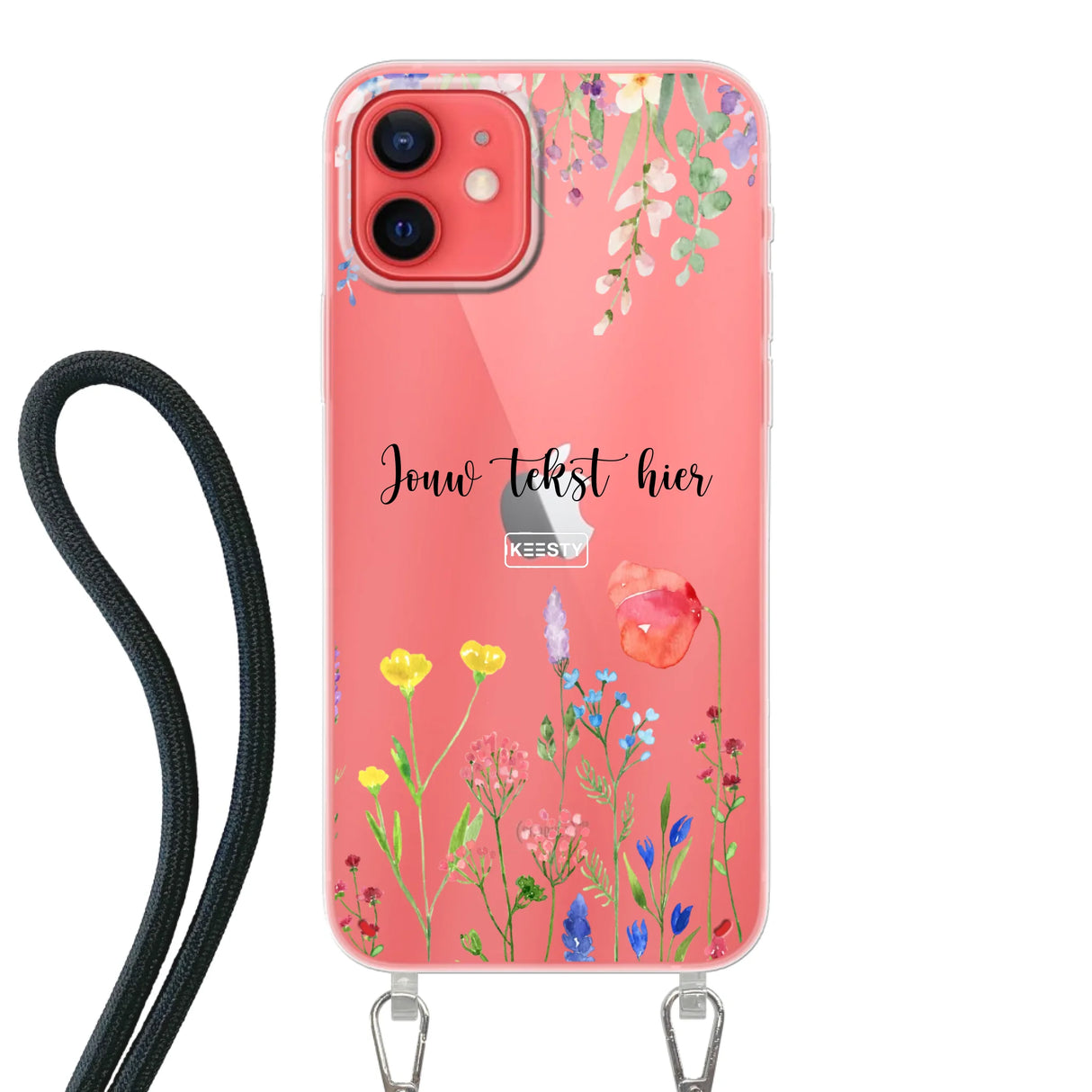 Floral °2 - Telefoonhoesje Maken - Hoesje met koord
