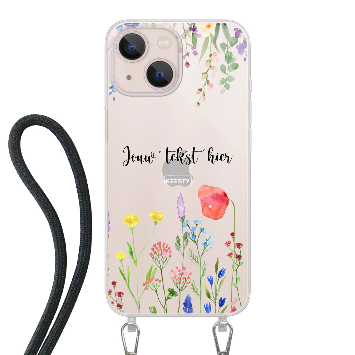 Floral °2 - Telefoonhoesje Maken - Hoesje met koord
