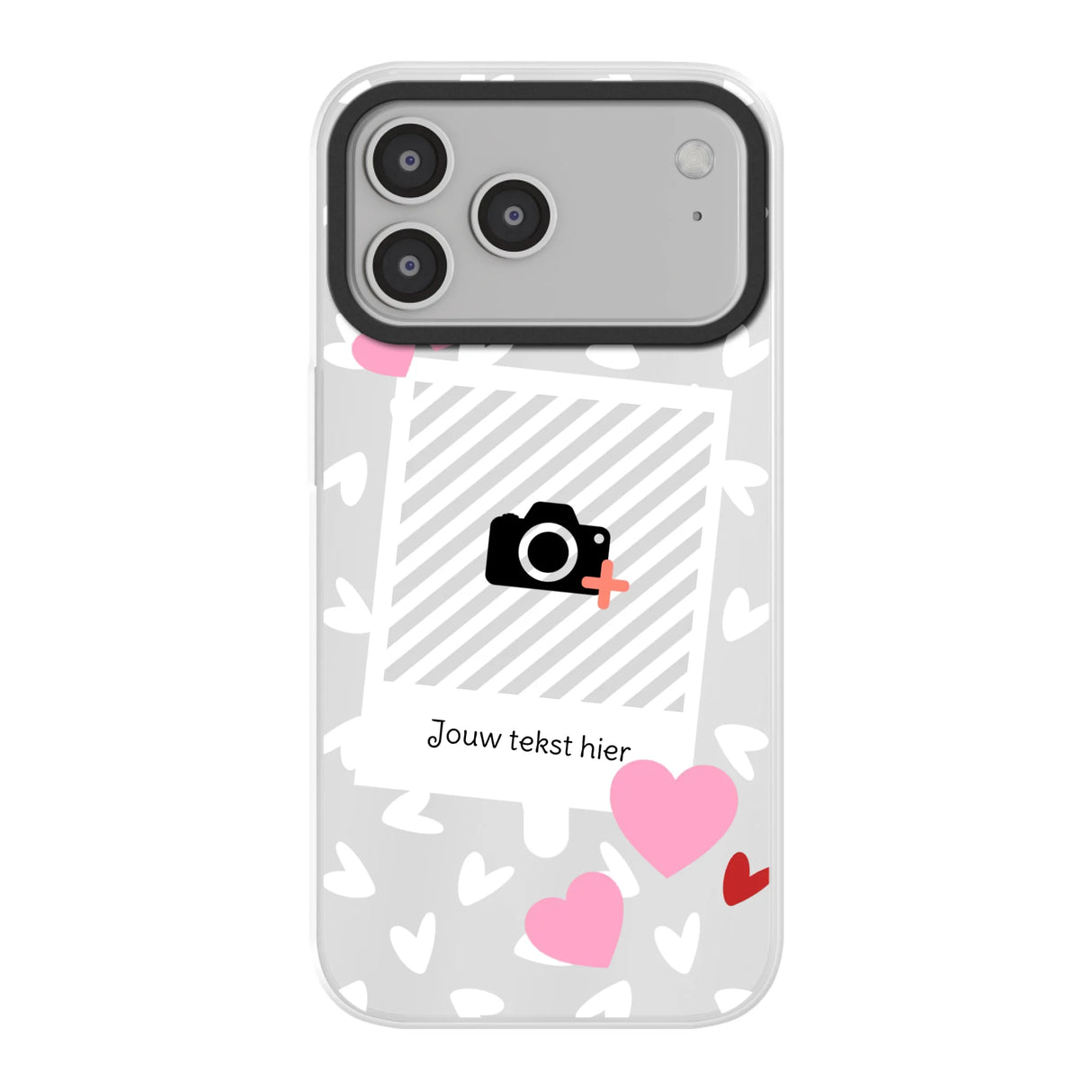 Hearts & Foto - Telefoonhoesje Met Foto
