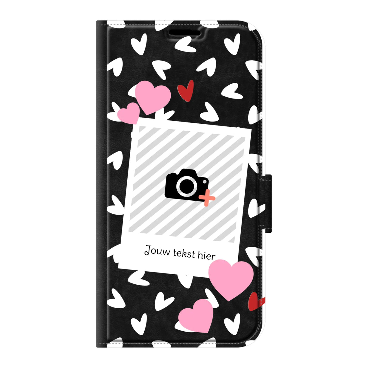 Hearts & Foto - Telefoonhoesje Met Foto