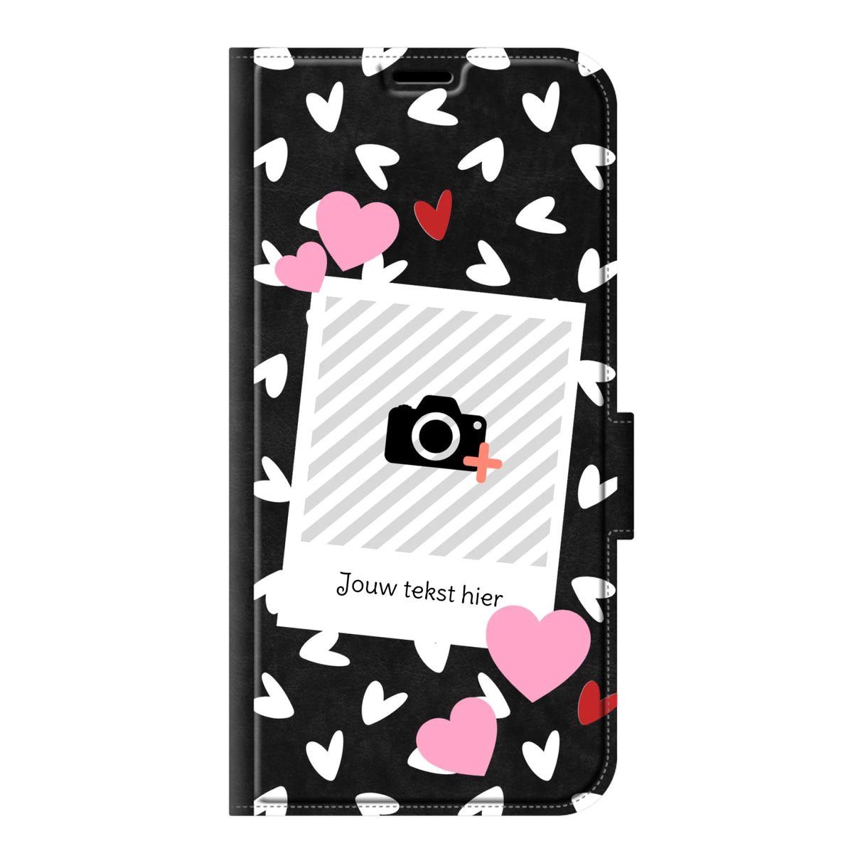 Hearts & Foto - Telefoonhoesje Met Foto
