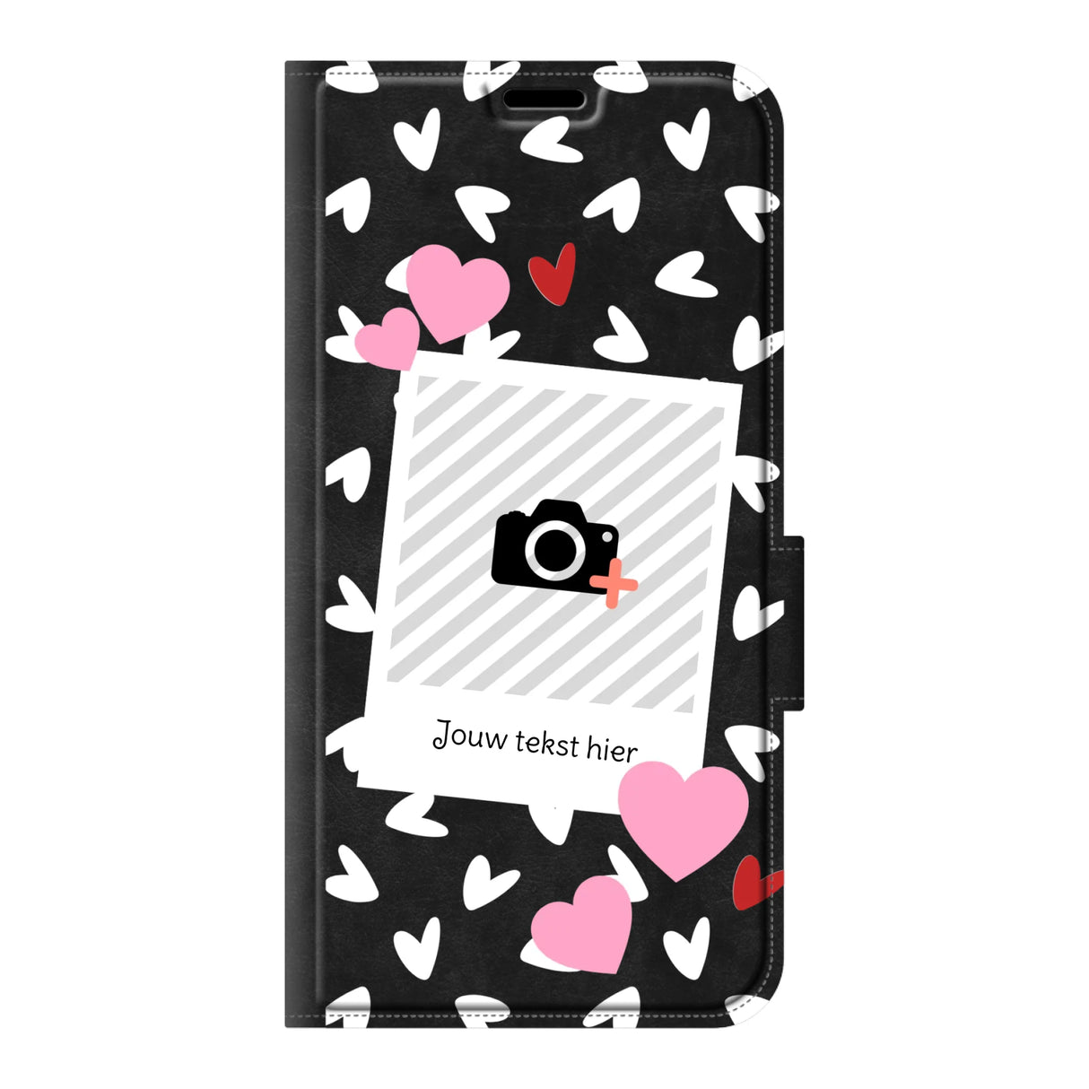 Hearts & Foto - Telefoonhoesje Met Foto