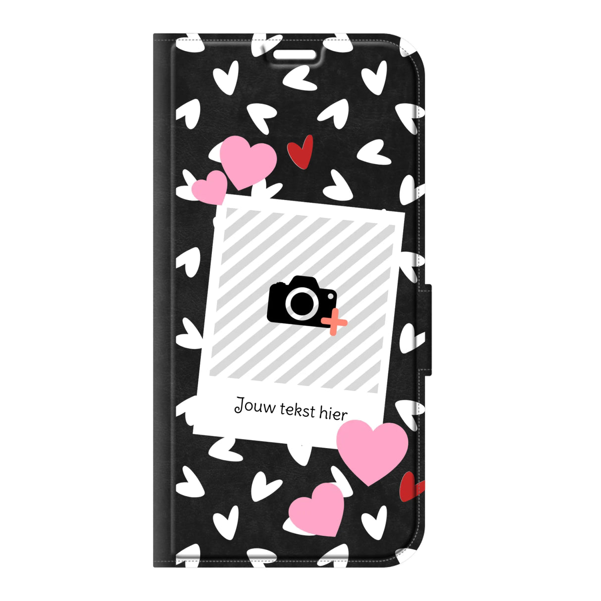 Hearts & Foto - Telefoonhoesje Met Foto