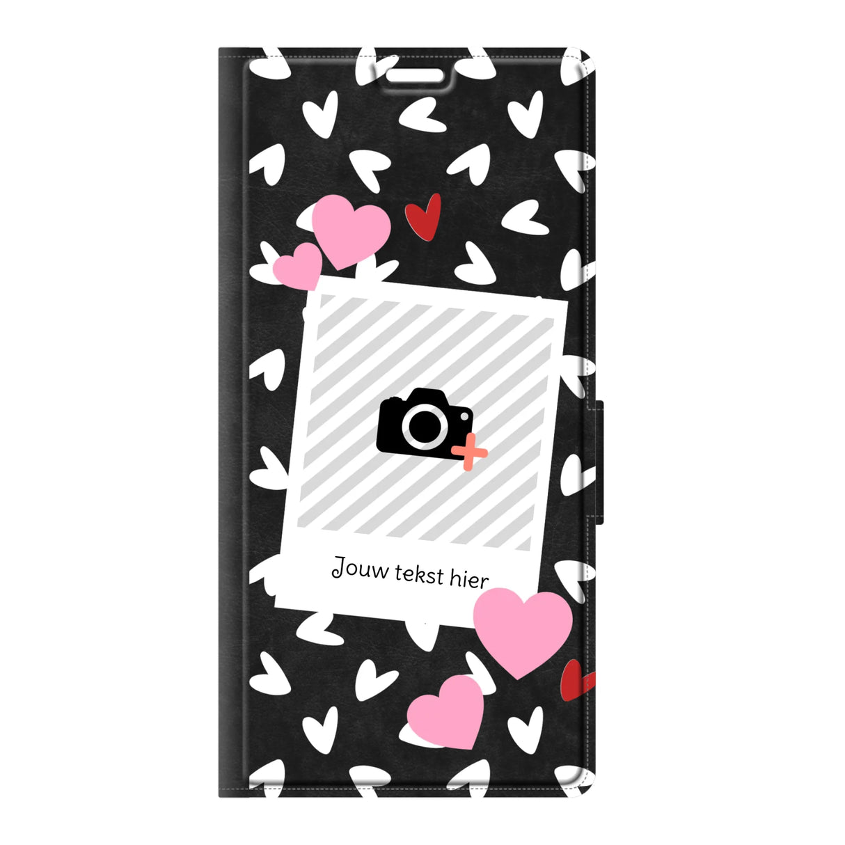 Hearts & Foto - Telefoonhoesje Met Foto