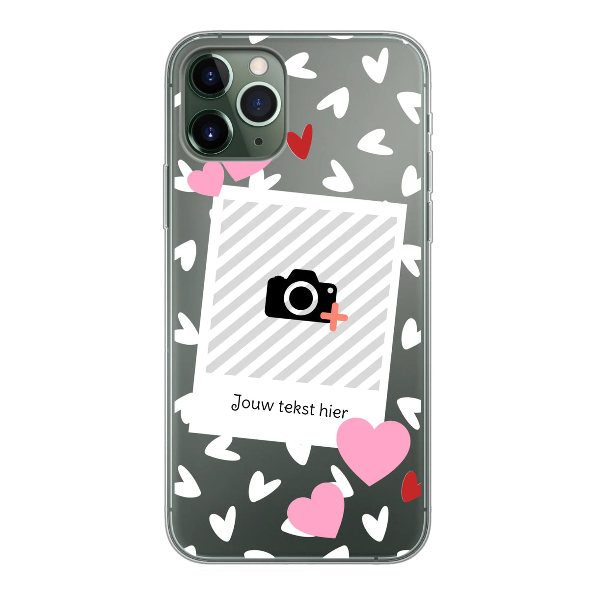 Hearts & Foto - Telefoonhoesje Met Foto