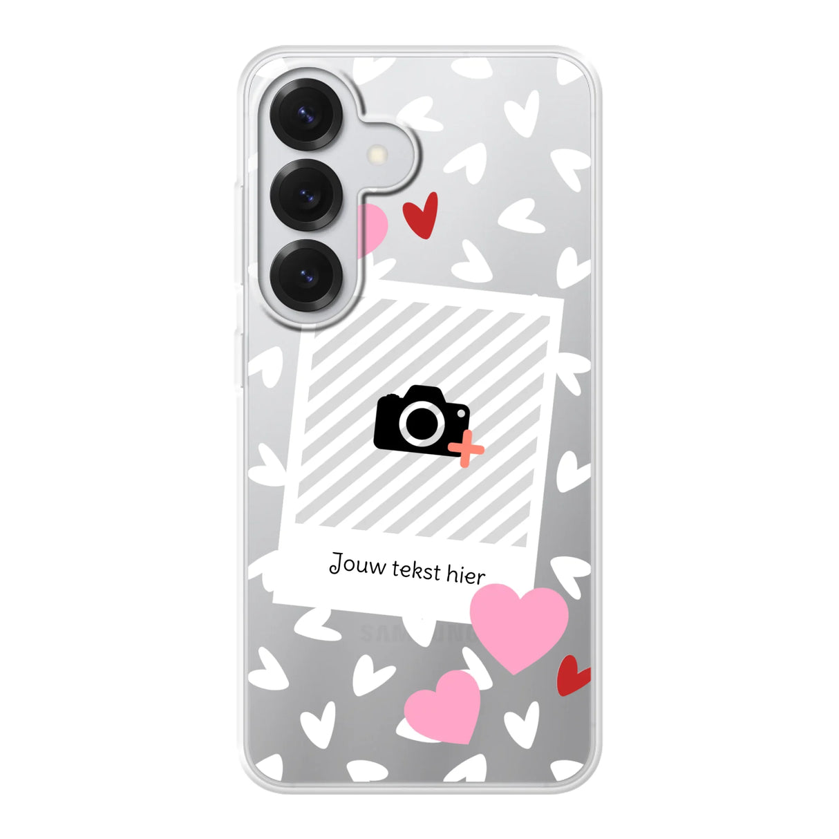Hearts & Foto - Telefoonhoesje Met Foto