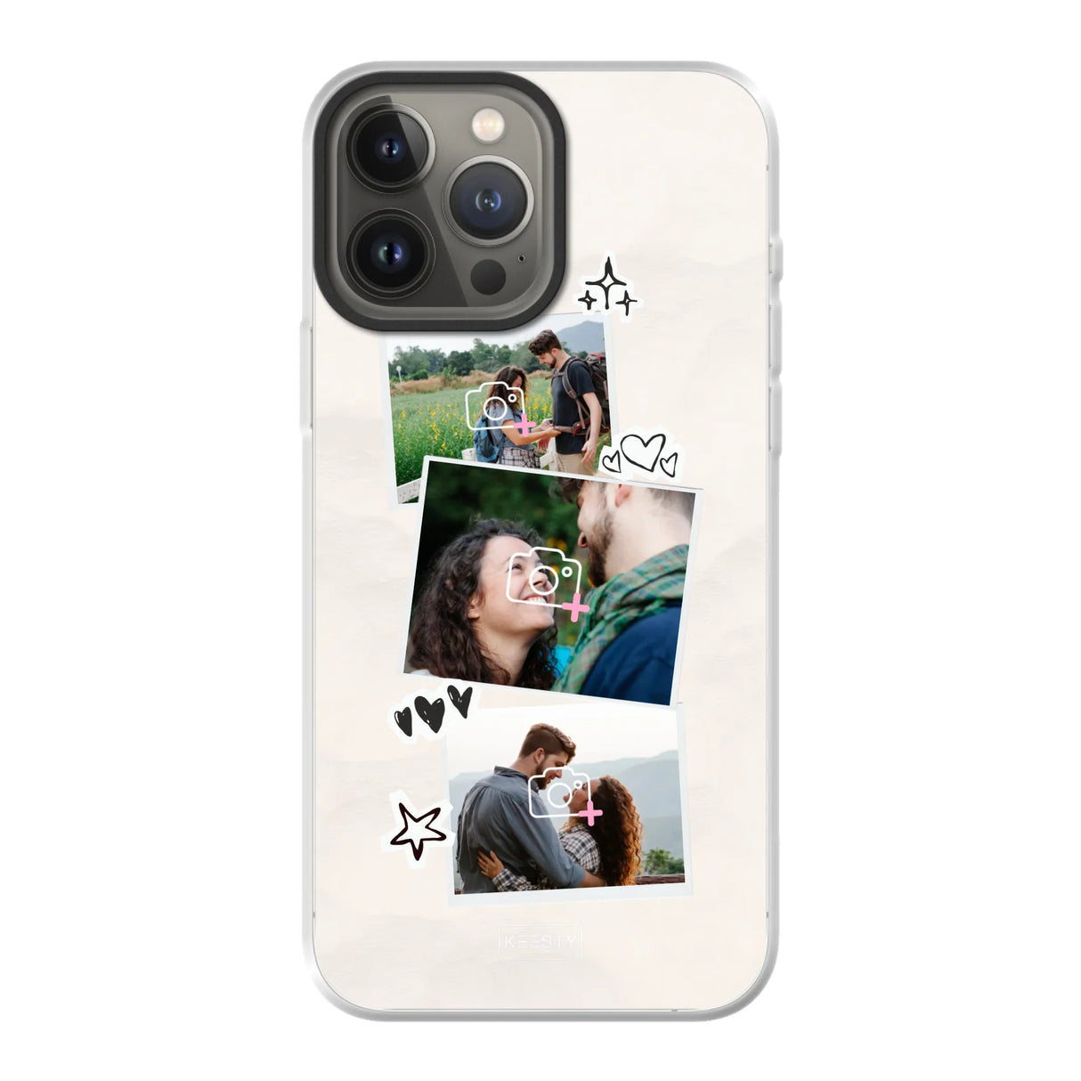 Apple iPhone 13 Pro Max hybrid case with magsafe back printed transparant