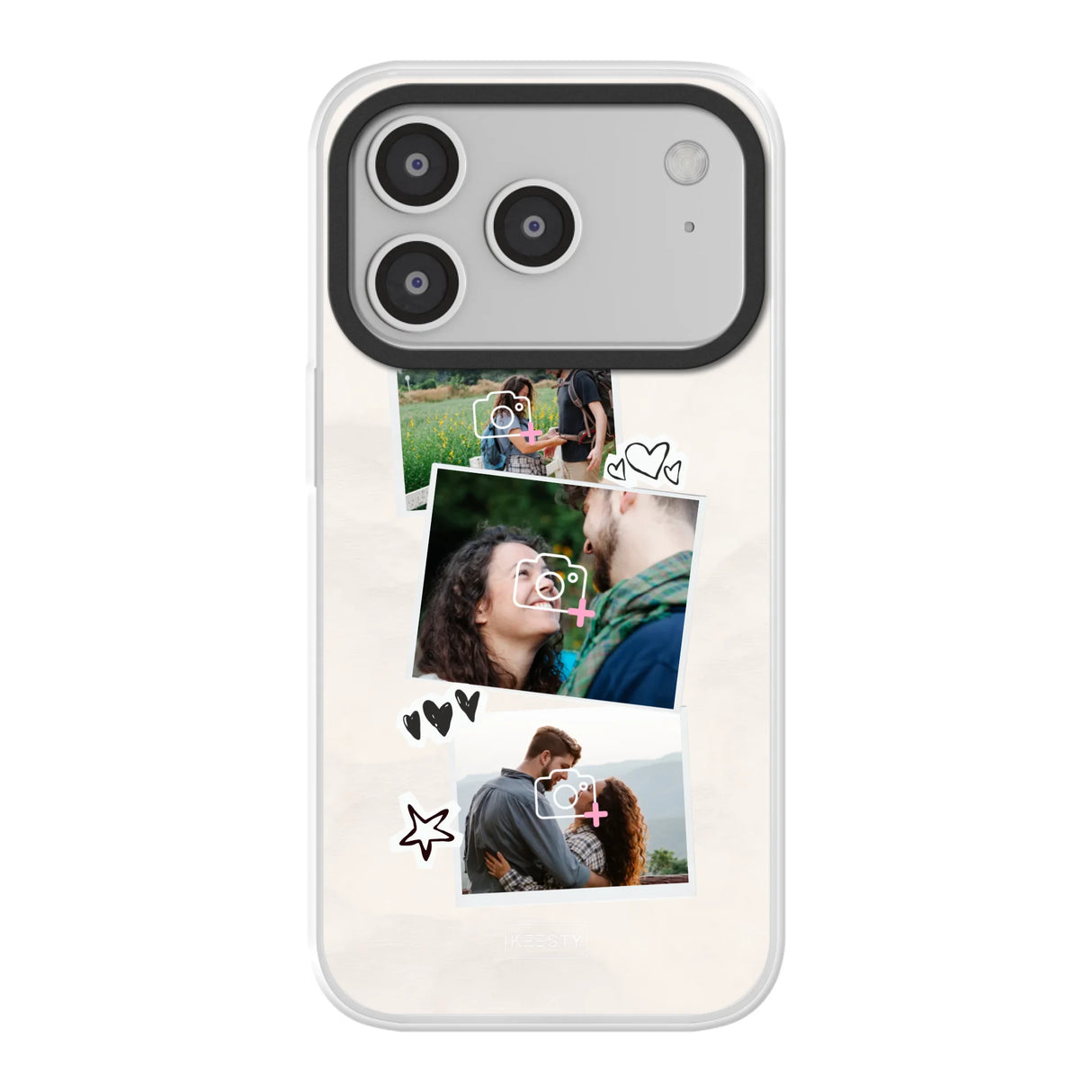 Apple iPhone 17 Pro hybrid case with magsafe back printed transparant