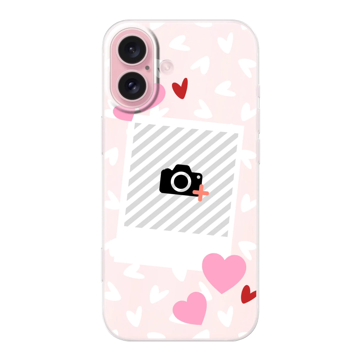 Hearts & Foto - Telefoonhoesje Met Foto