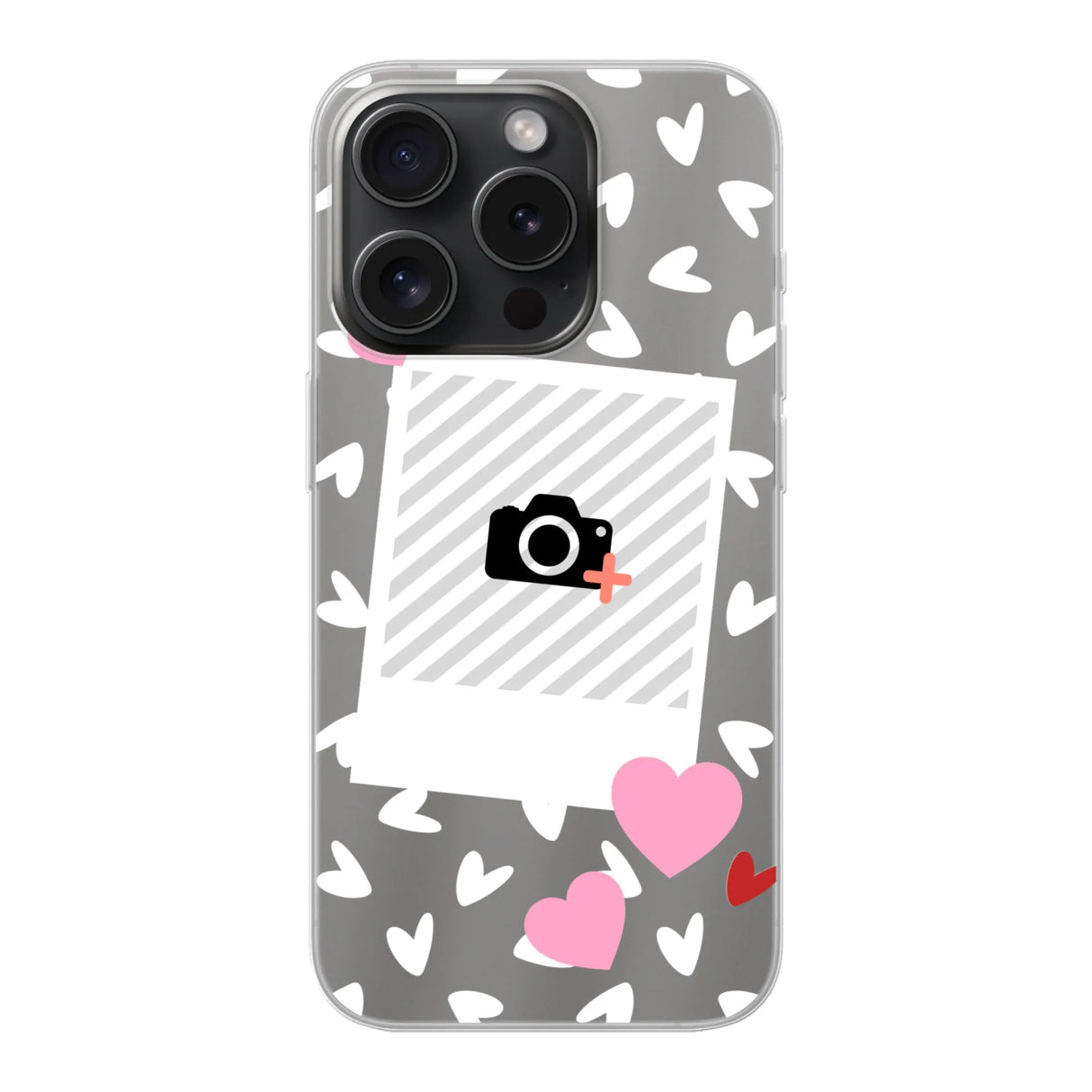 Hearts & Foto - Telefoonhoesje Met Foto