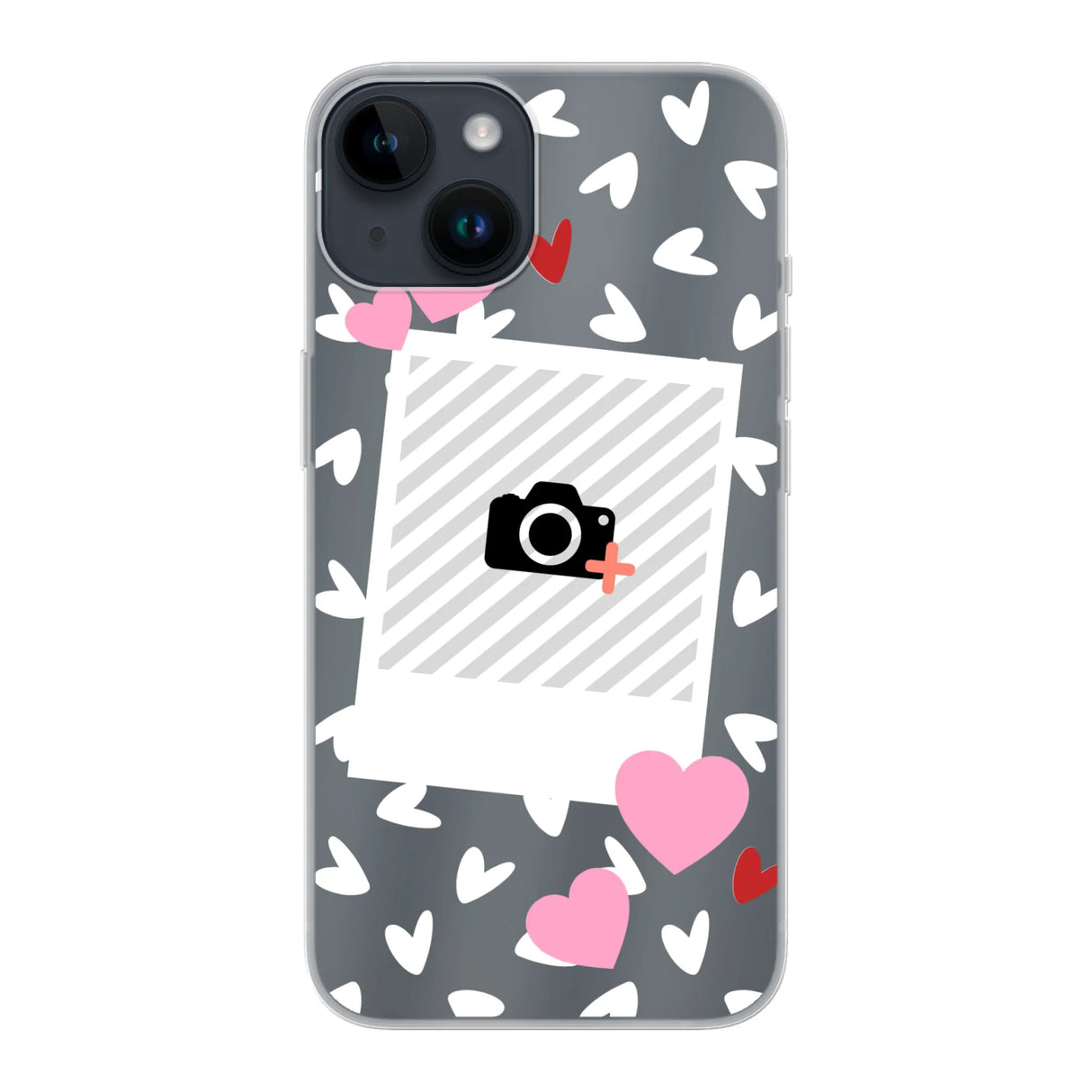 Hearts & Foto - Telefoonhoesje Met Foto