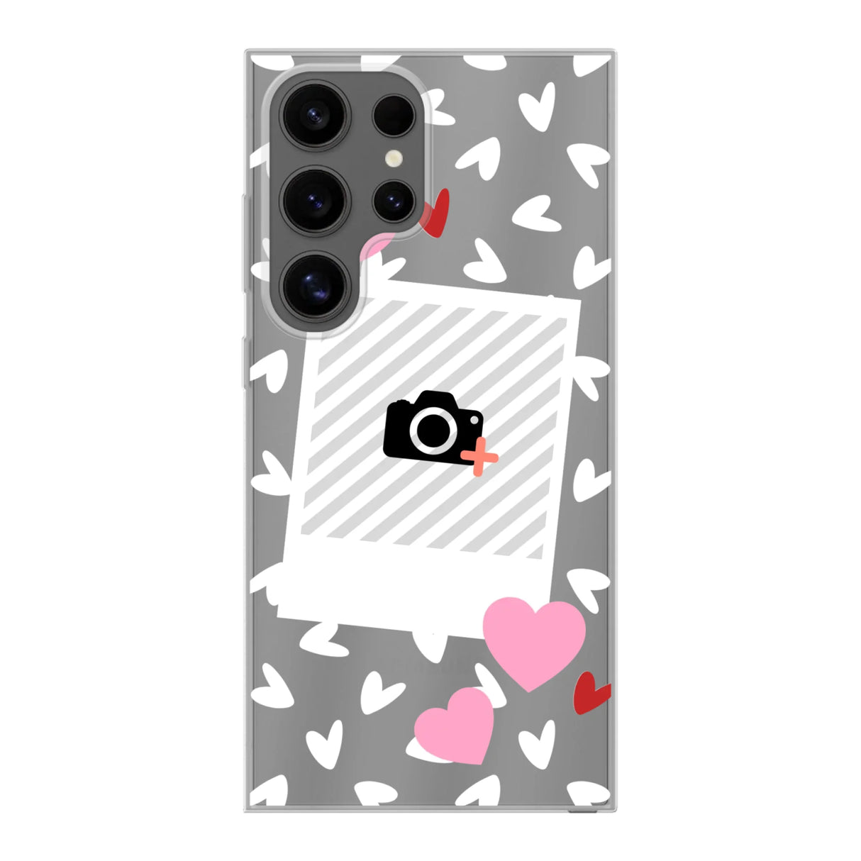 Hearts & Foto - Telefoonhoesje Met Foto