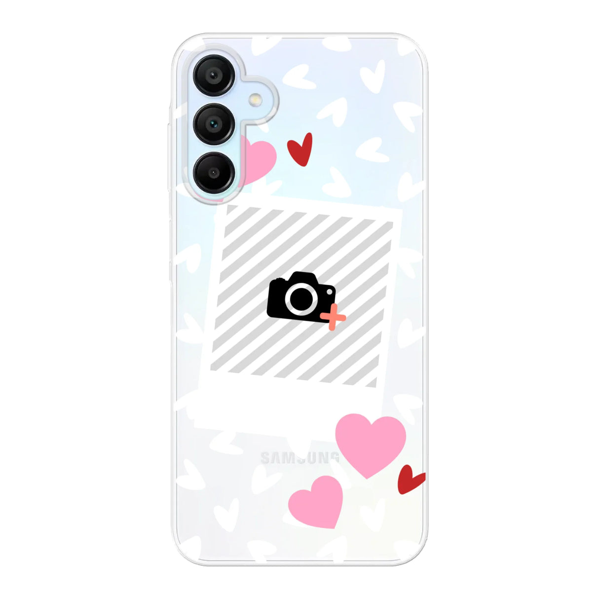 Hearts & Foto - Telefoonhoesje Met Foto
