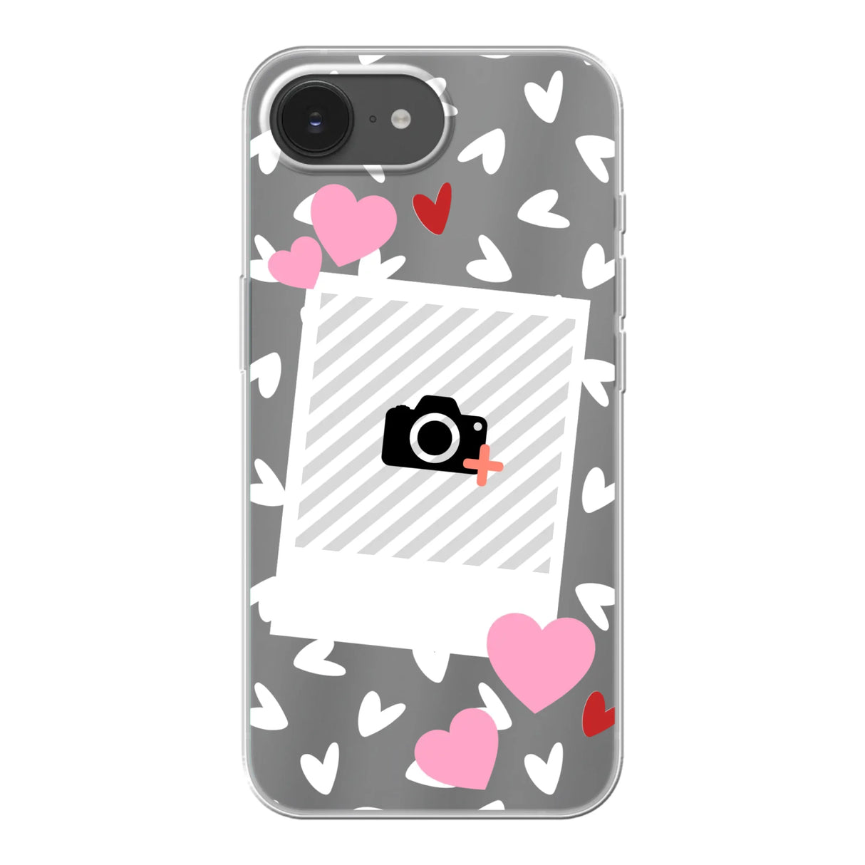 Hearts & Foto - Telefoonhoesje Met Foto