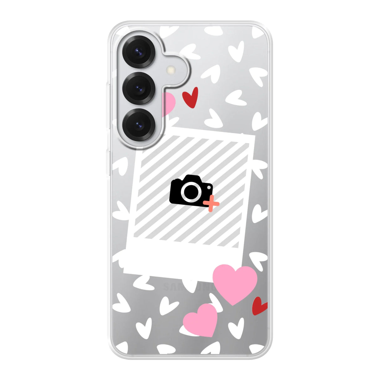Hearts & Foto - Telefoonhoesje Met Foto
