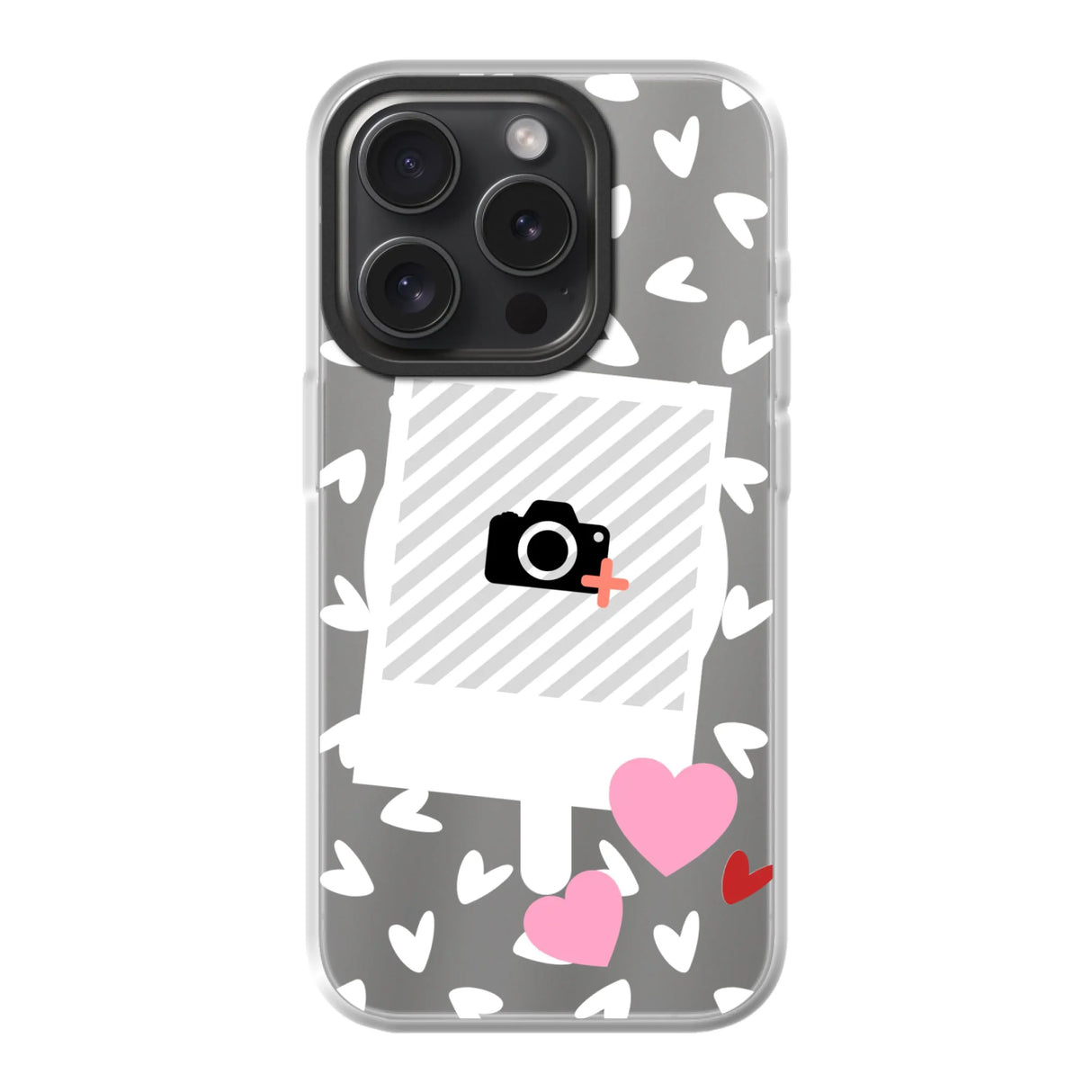 Hearts & Foto - Telefoonhoesje Met Foto