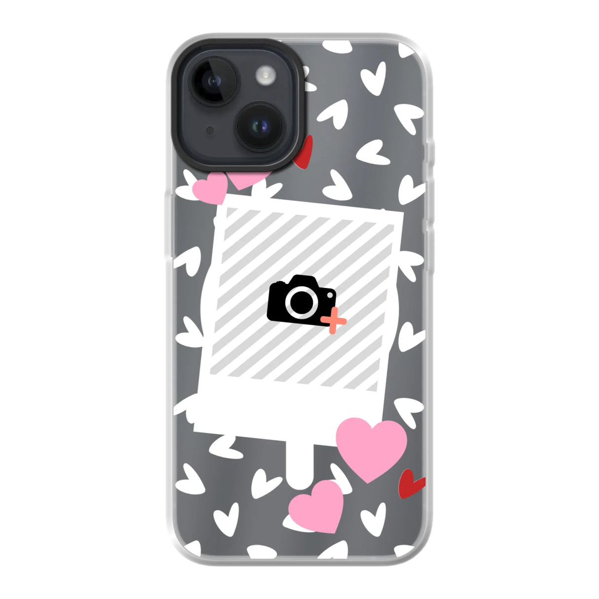 Hearts & Foto - Telefoonhoesje Met Foto