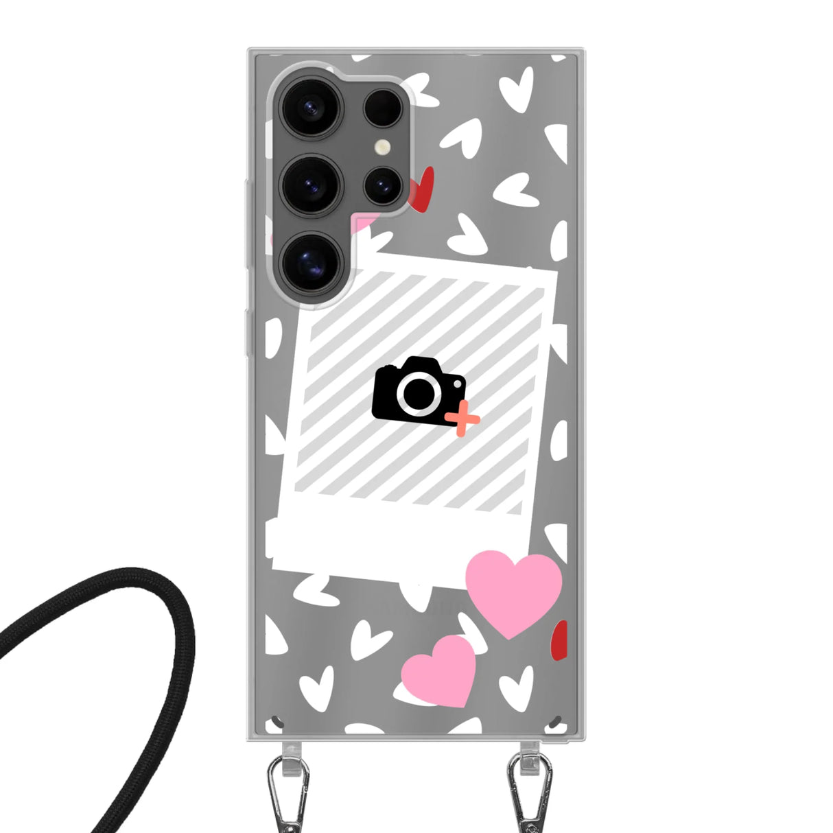 Hearts & Foto - Telefoonhoesje Met Foto
